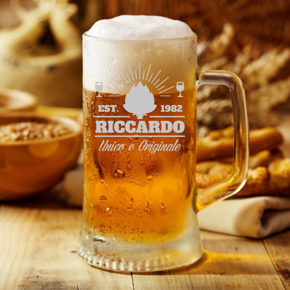 Idea Regalo Boccale da Birra Personalizzato