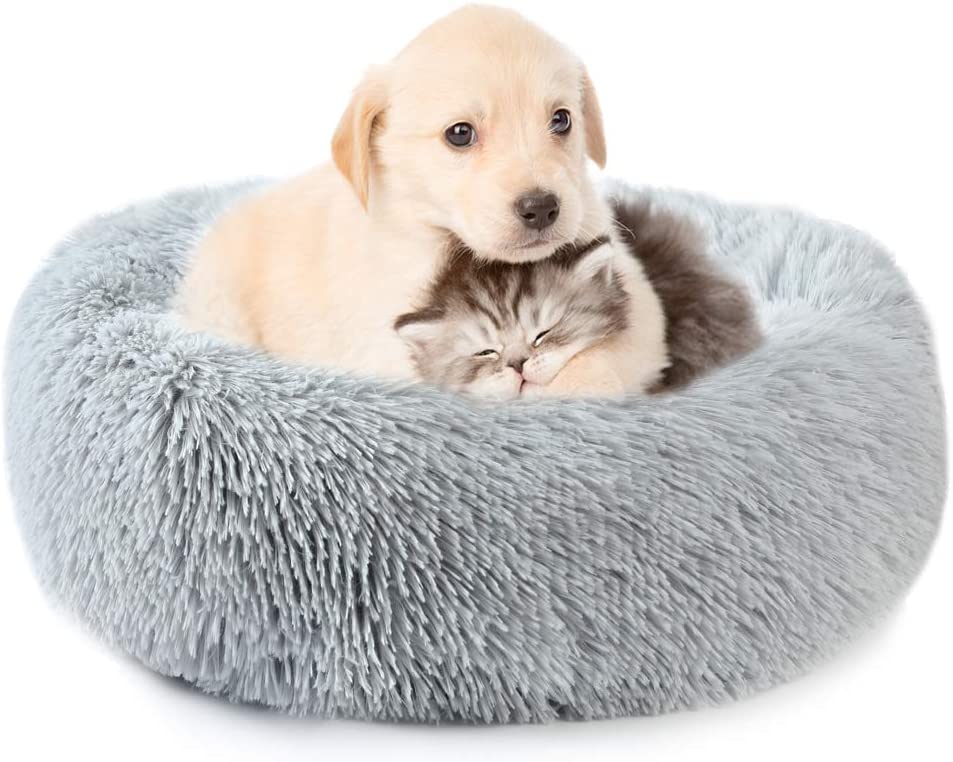 Idea Regalo Cuccia per Cani e Gatti in Peluche Autoriscaldante