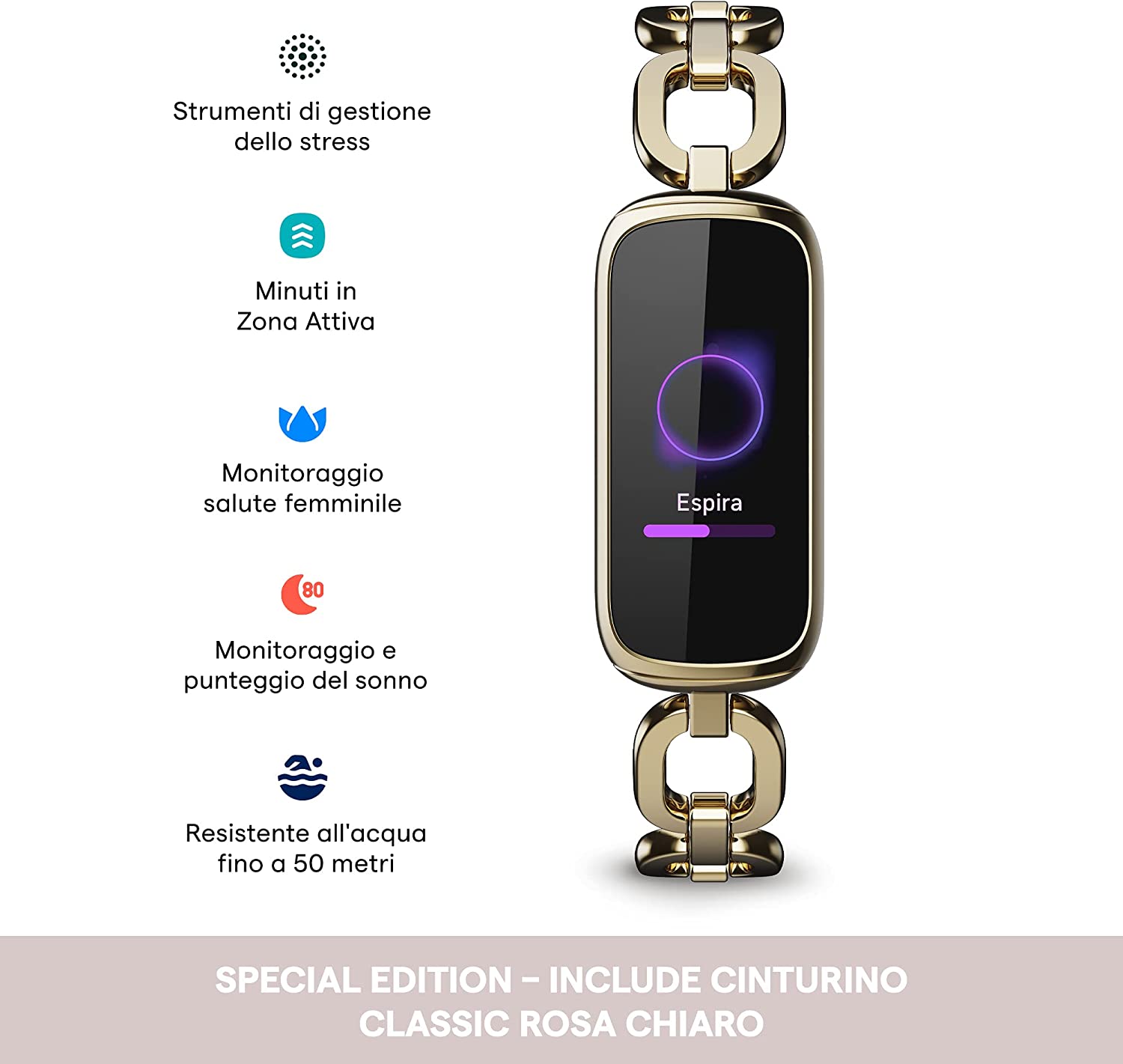 Idea Regalo Fitbit Lux Special Edition Per Lei