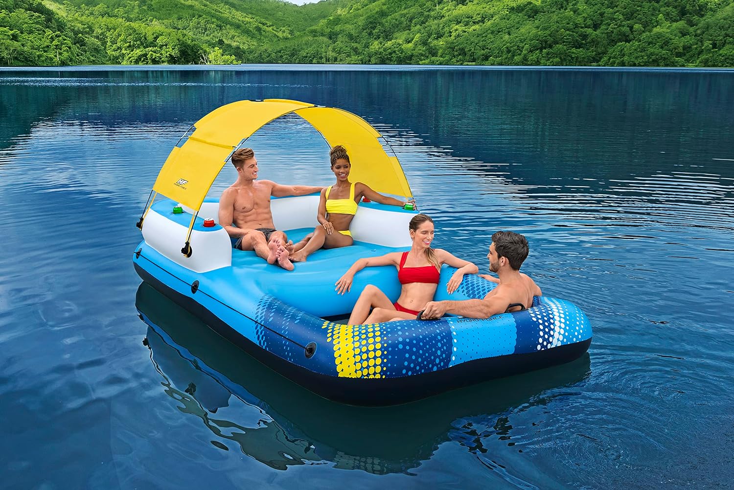 Idea Regalo Isola Gonfiabile Gigante Bestway Per il Mare