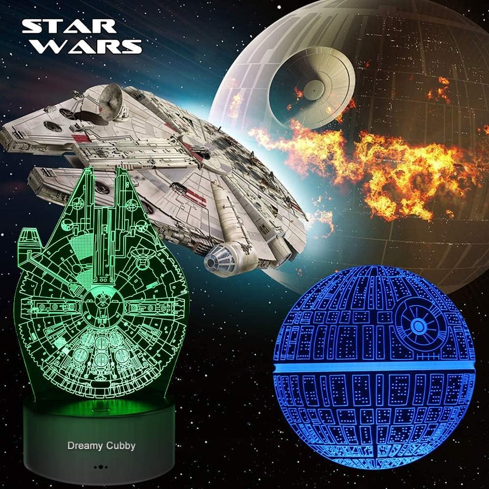 Idea Regalo Lampada Star Wars con Effetto 3D